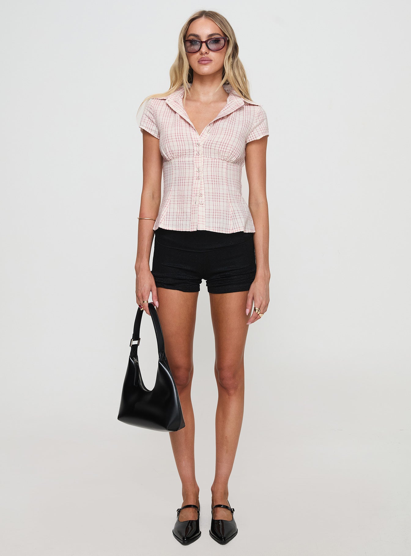 HARMONIE – BLOUSE VINTAGE À BOUTONS