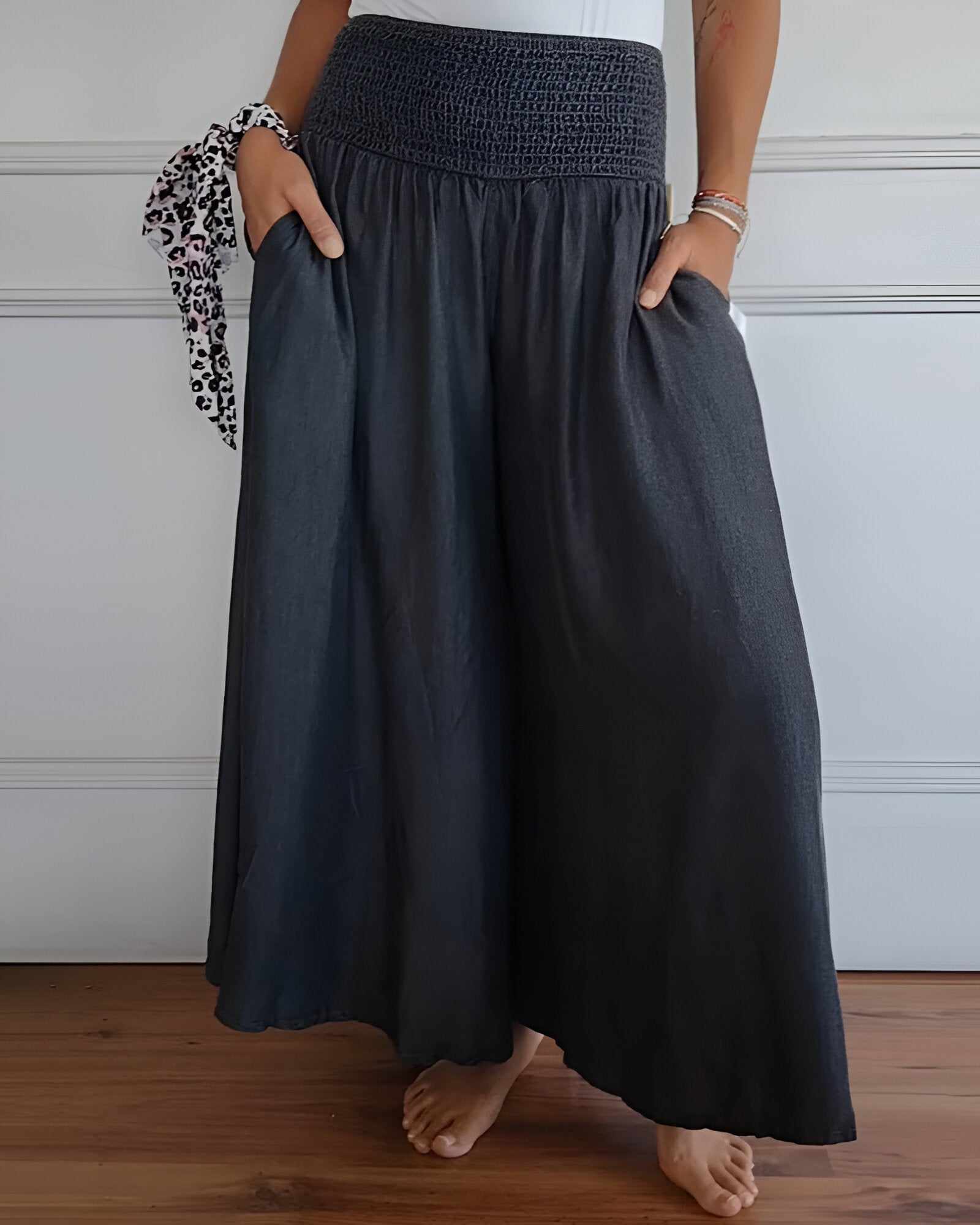 ADÉLAÏDE – PANTALON CONFORTABLE À TAILLE ÉLASTIQUE