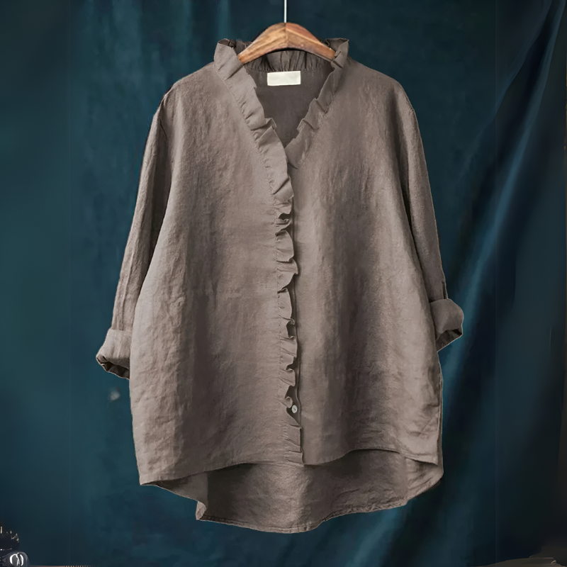 HYACINTHE – BLOUSE AMPLE À VOLANTS