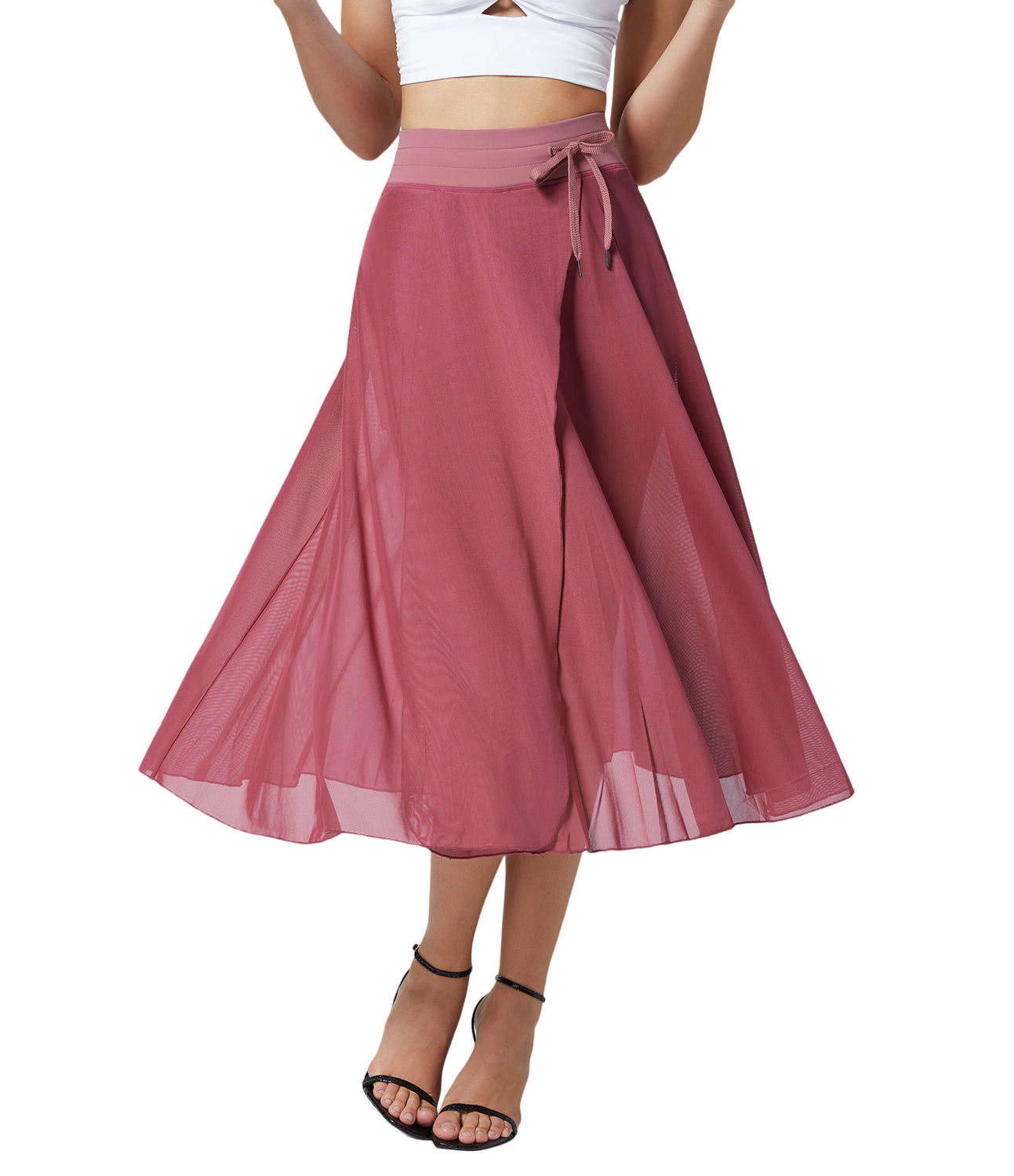 Jupe taille haute 2 en 1
