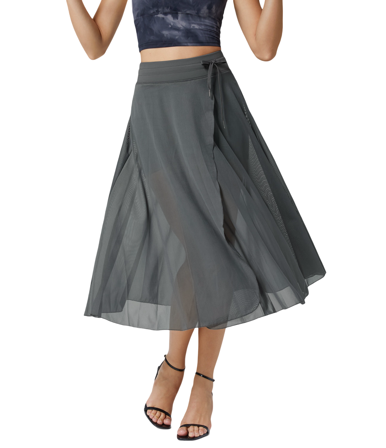 Jupe taille haute 2 en 1