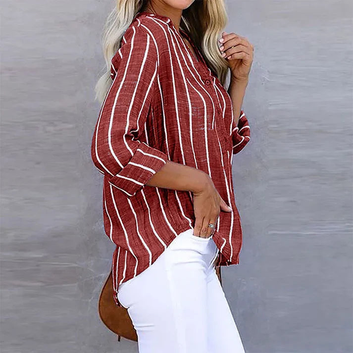 HÉLÈNE – BLOUSE LÉGÈRE À MANCHES LONGUES