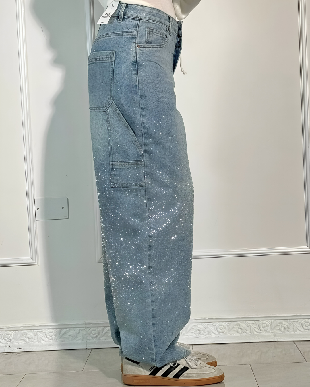 IVETTE - JEAN TENDANCE AVEC STRASS