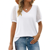 THÉRÈSE – ÉLÉGANT TOP À COL EN V