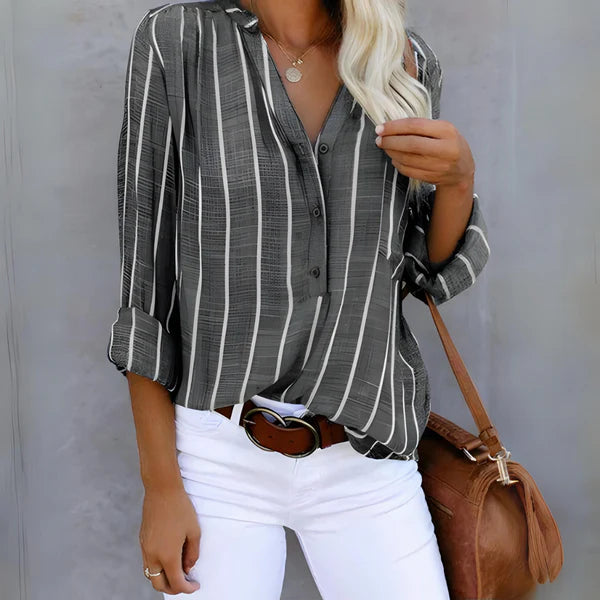 HÉLÈNE – BLOUSE LÉGÈRE À MANCHES LONGUES