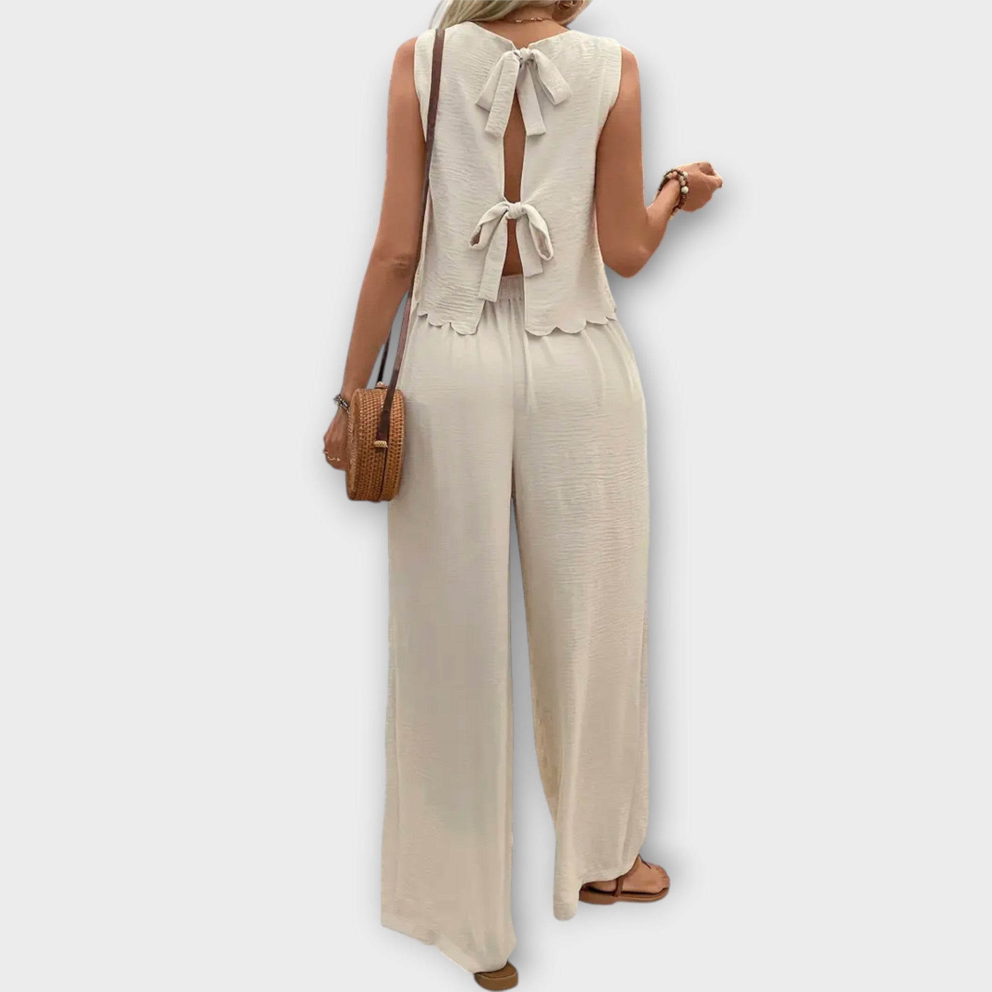 LOUANE – ENSEMBLE TENDANCE DÉBARDEUR ET PANTALON