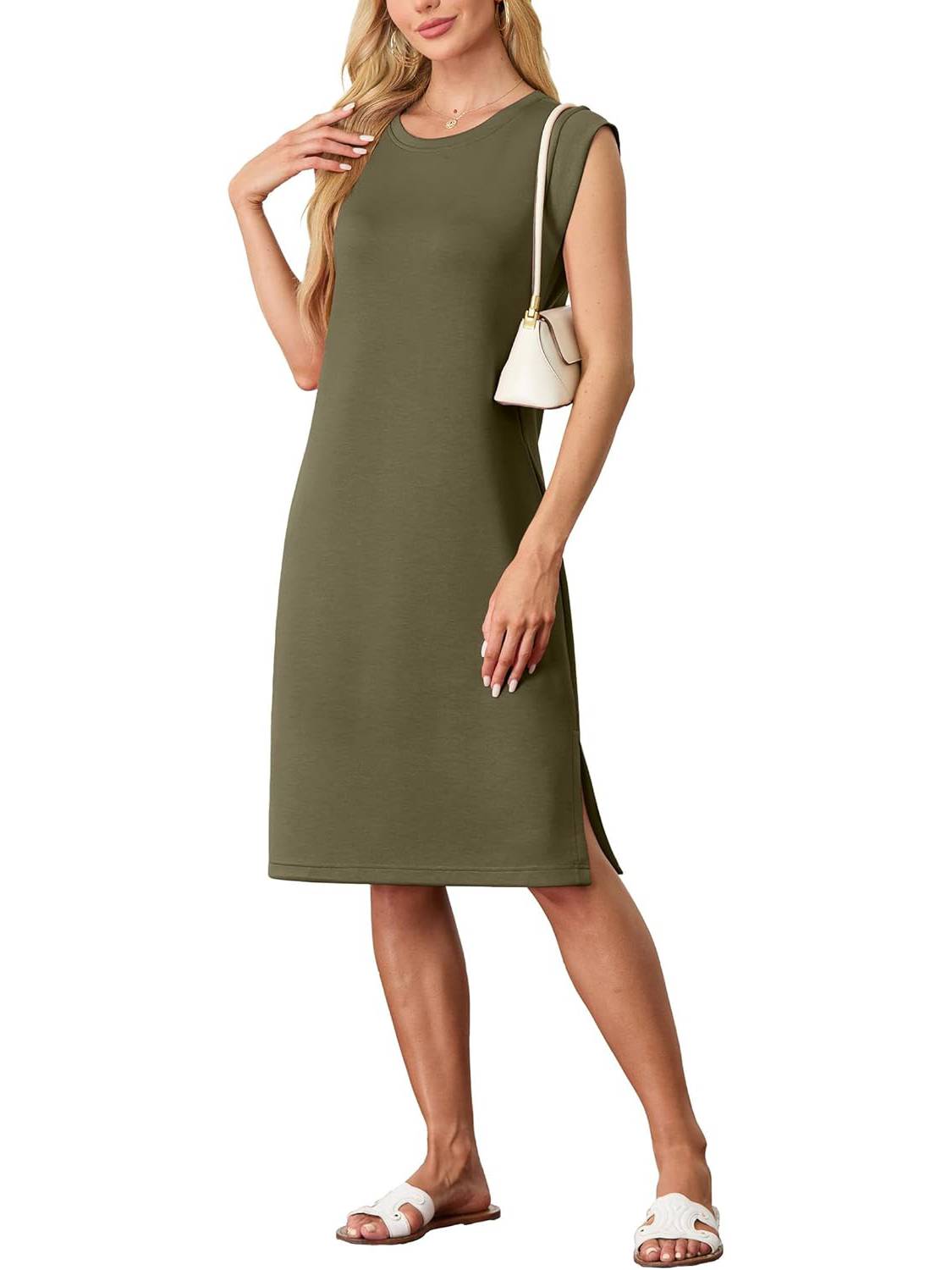 Robe ample mi-longue