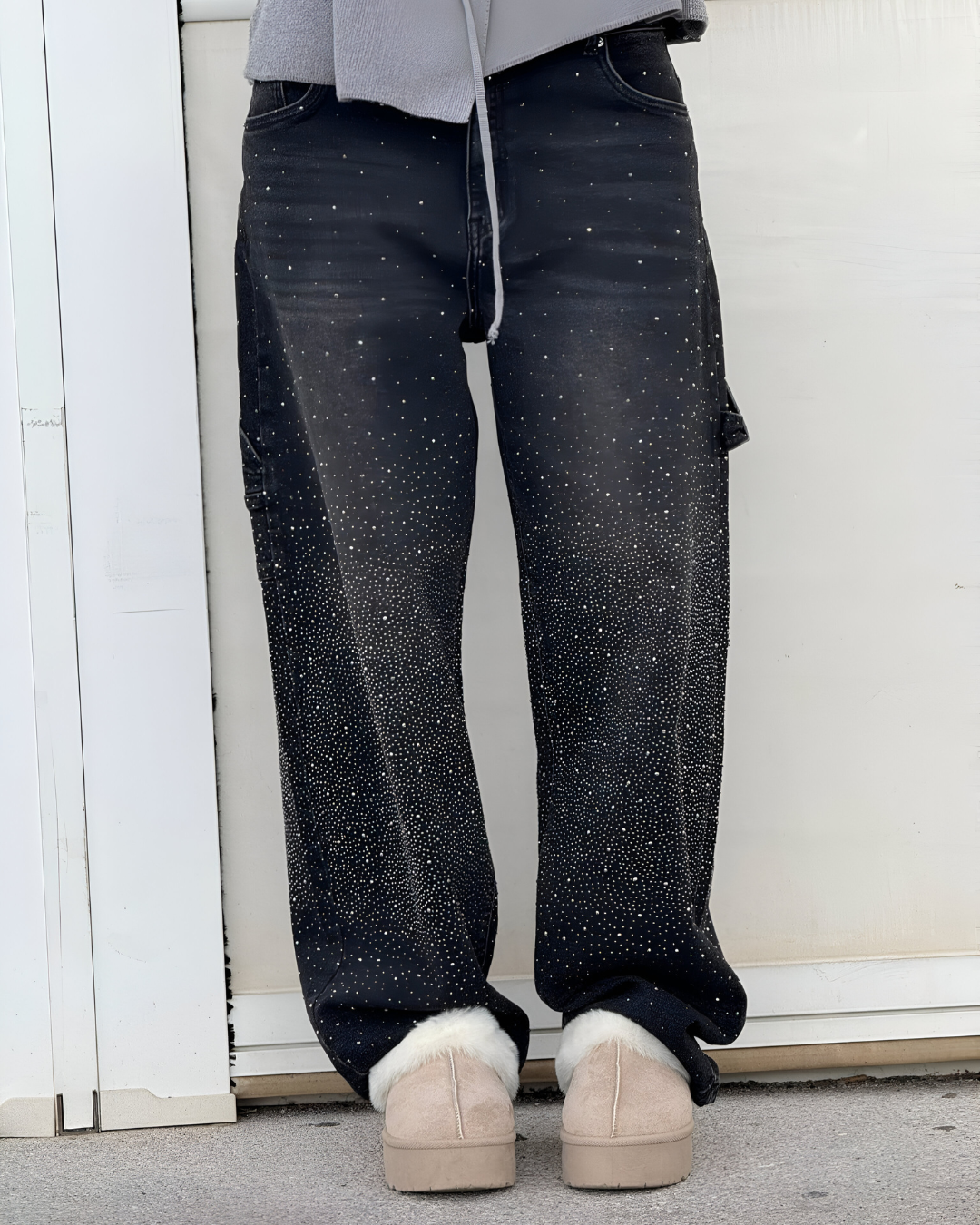 IVETTE - JEAN TENDANCE AVEC STRASS