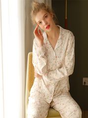 ADRIENNETTE – ENSEMBLE DE PYJAMA FLEURI POLYVALENT