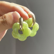 ANTHÉA - BOUCLES D’OREILLES PENDANTES FLEUR