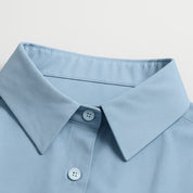 LÉONTINE – BLOUSE DÉCONTRACTÉE UNIE À REVERS