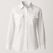 LÉONTINE – BLOUSE DÉCONTRACTÉE UNIE À REVERS