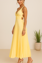 ALICE – ROBE MIDI ÉLÉGANTE PLISSÉE