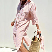 Chemise élégante à rayures