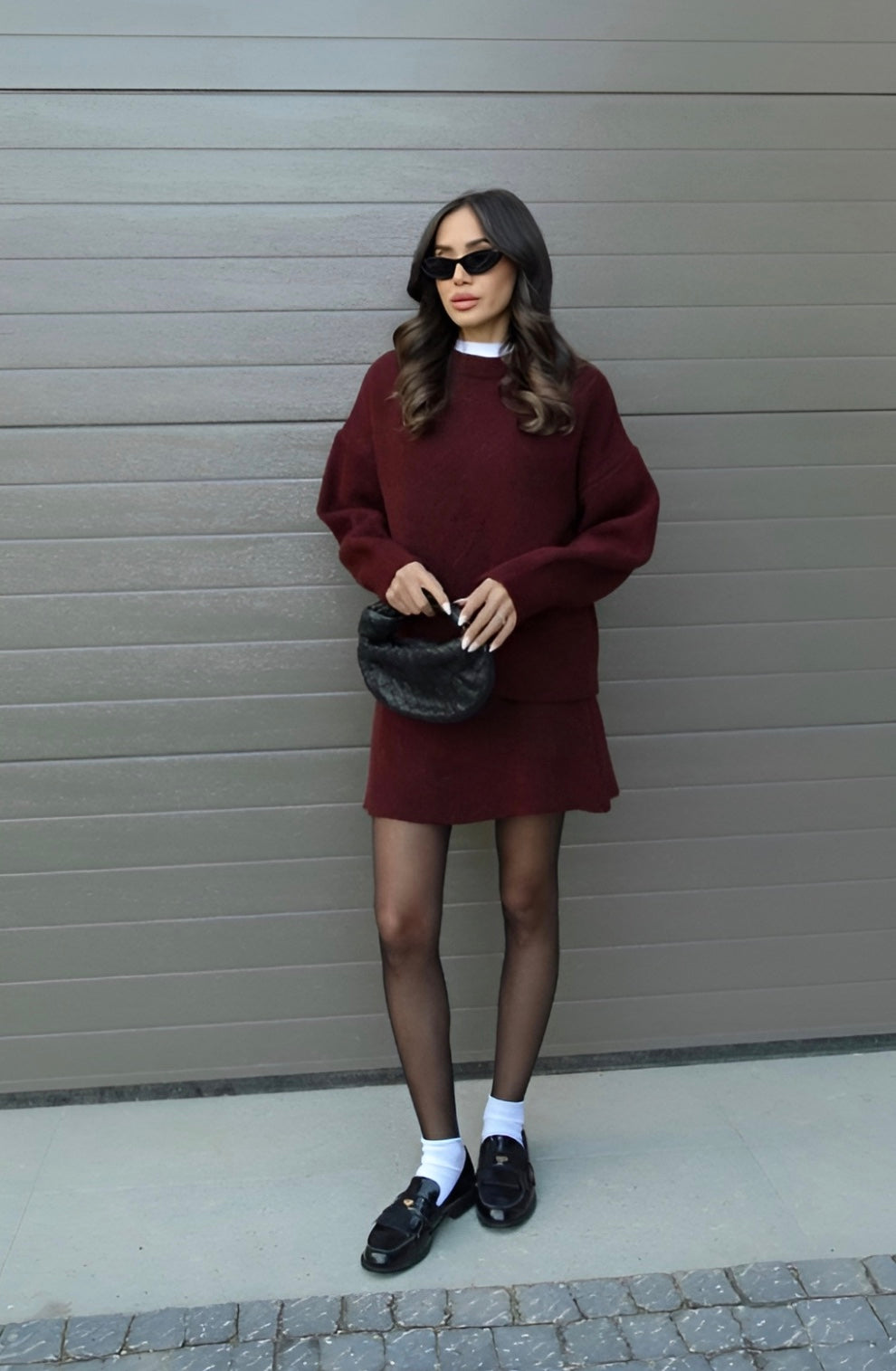 LAURE – ENSEMBLE POLYVALENT PULL ET JUPE