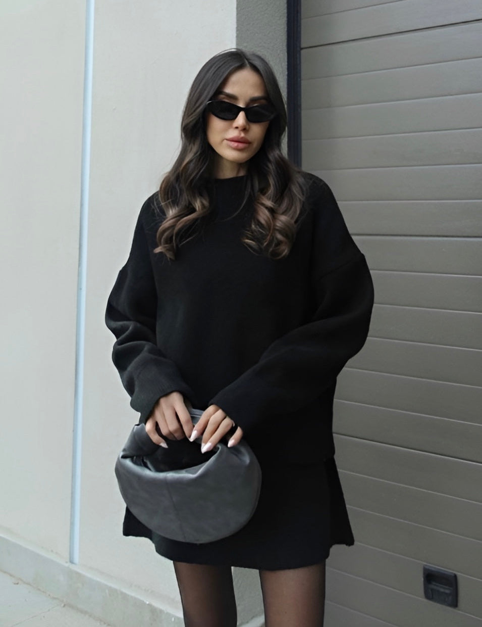 LAURE – ENSEMBLE POLYVALENT PULL ET JUPE