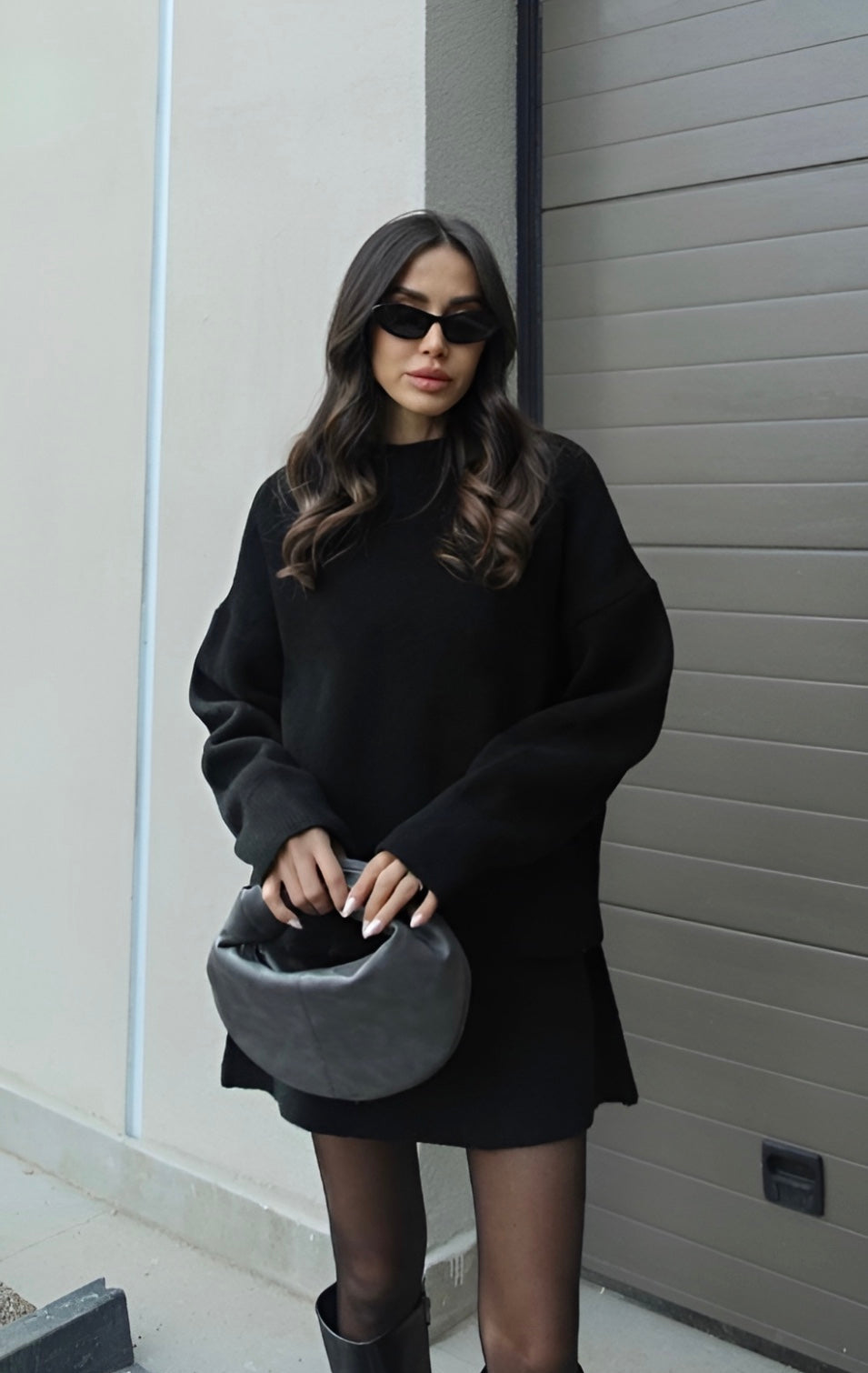 LAURE – ENSEMBLE POLYVALENT PULL ET JUPE