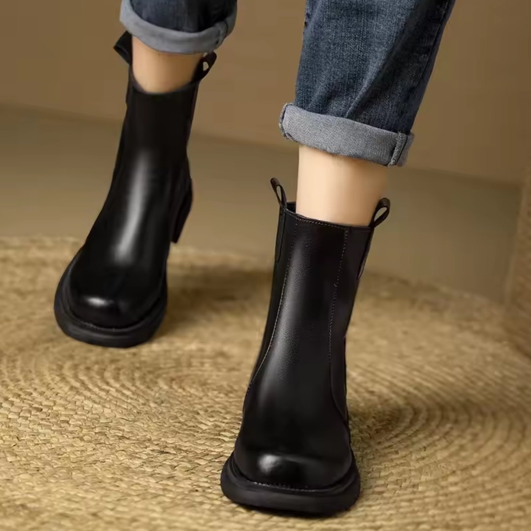 ISABELLE – BOTTES EN CUIR ÉLÉGANTES