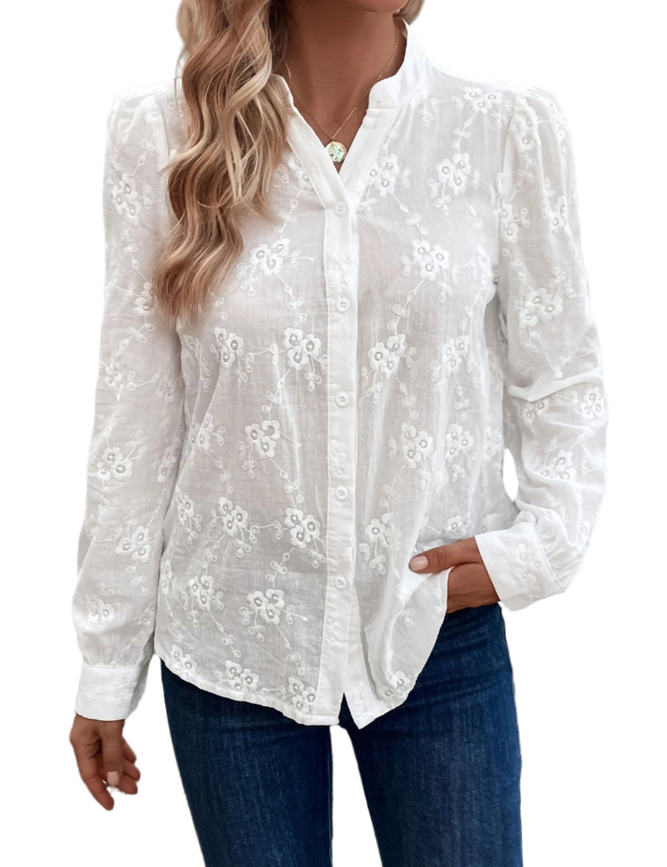 Kant-Geborduurde-Blouse-Lange-Mouwen-Ontwerp-Knopen-Sluiting-3.jpg