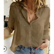 DELPHINA – BLOUSE LONGUE À MANCHES LONGUES