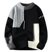 OCÉANE – PULL CLASSIQUE EN PATCHWORK