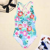 SABRINE – MAILLOT DE BAIN 1 PIÈCE COL V