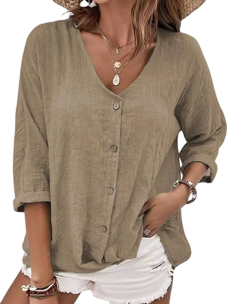 Chemise en lin doux