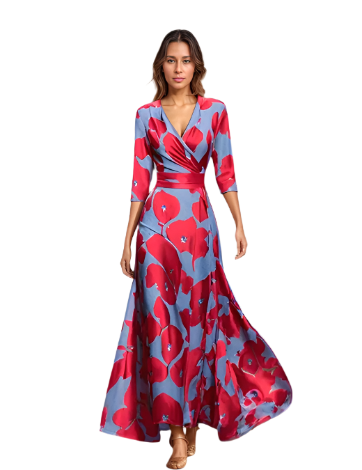Robe à imprimé floral