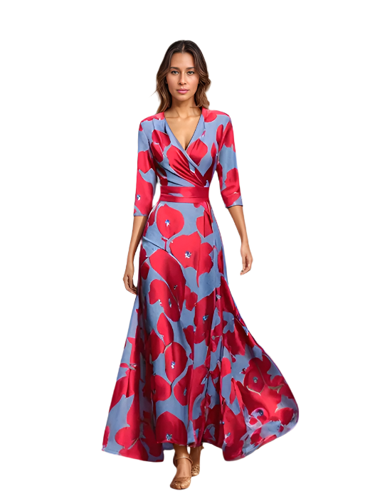 Robe à imprimé floral