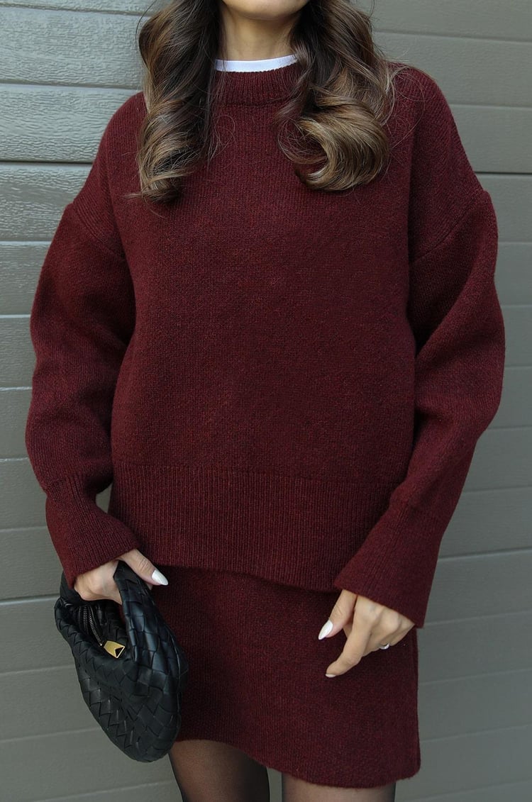 LAURE – ENSEMBLE POLYVALENT PULL ET JUPE