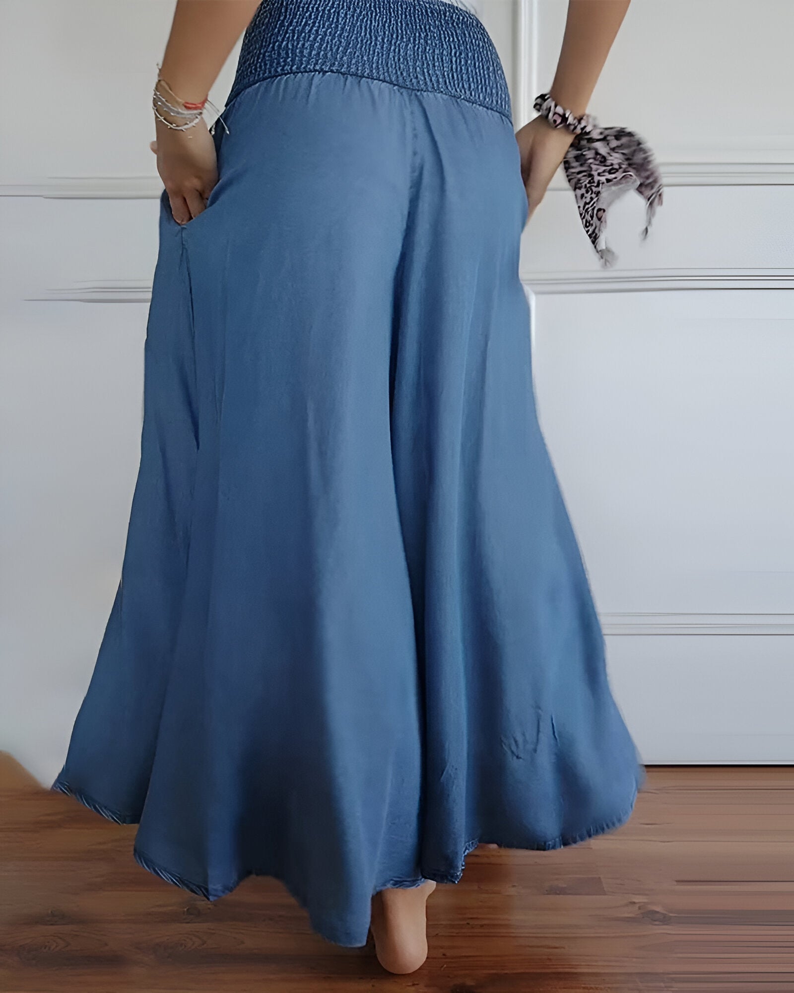 ADÉLAÏDE – PANTALON CONFORTABLE À TAILLE ÉLASTIQUE