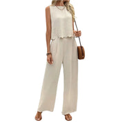 LOUANE – ENSEMBLE TENDANCE DÉBARDEUR ET PANTALON