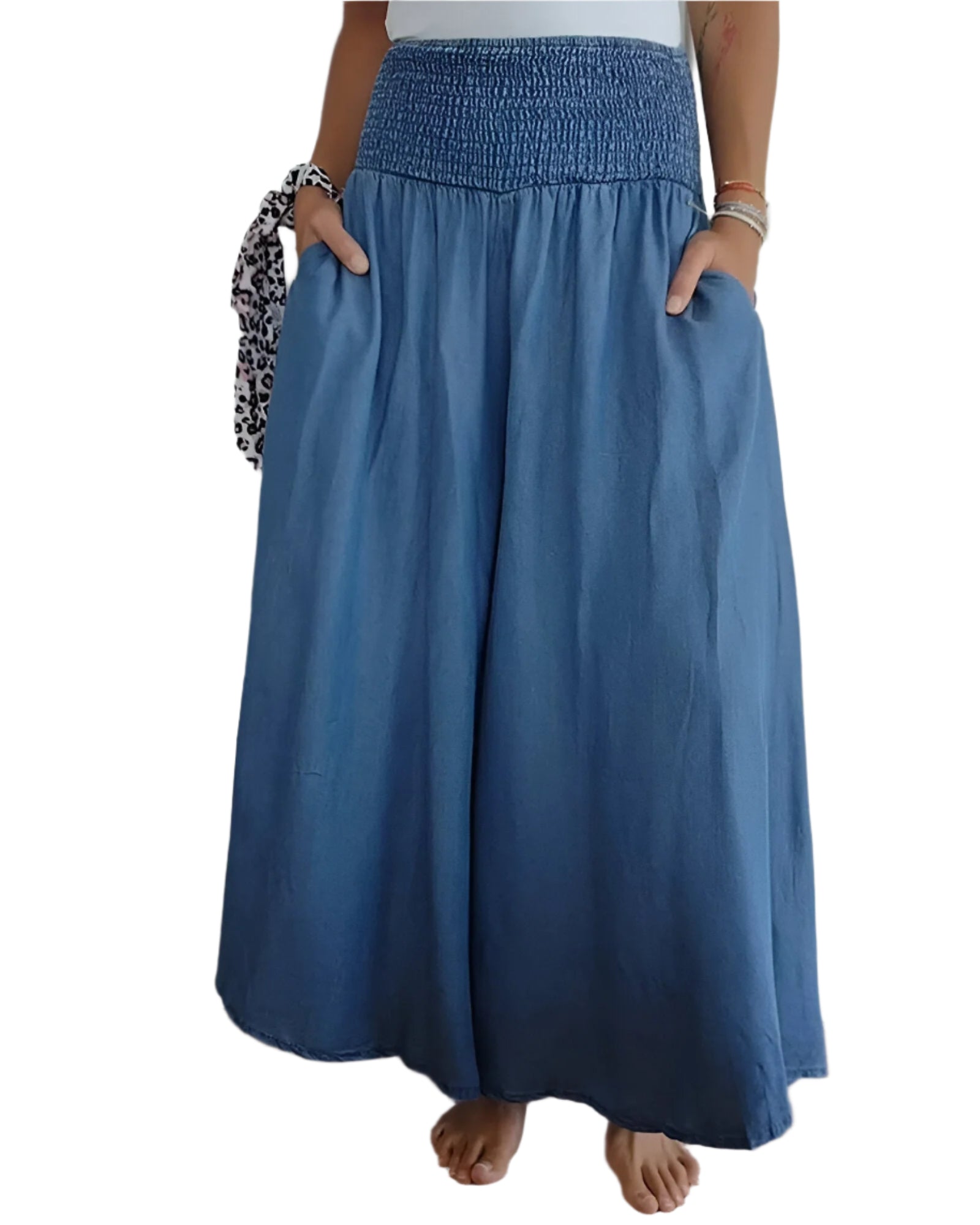 ADÉLAÏDE – PANTALON CONFORTABLE À TAILLE ÉLASTIQUE
