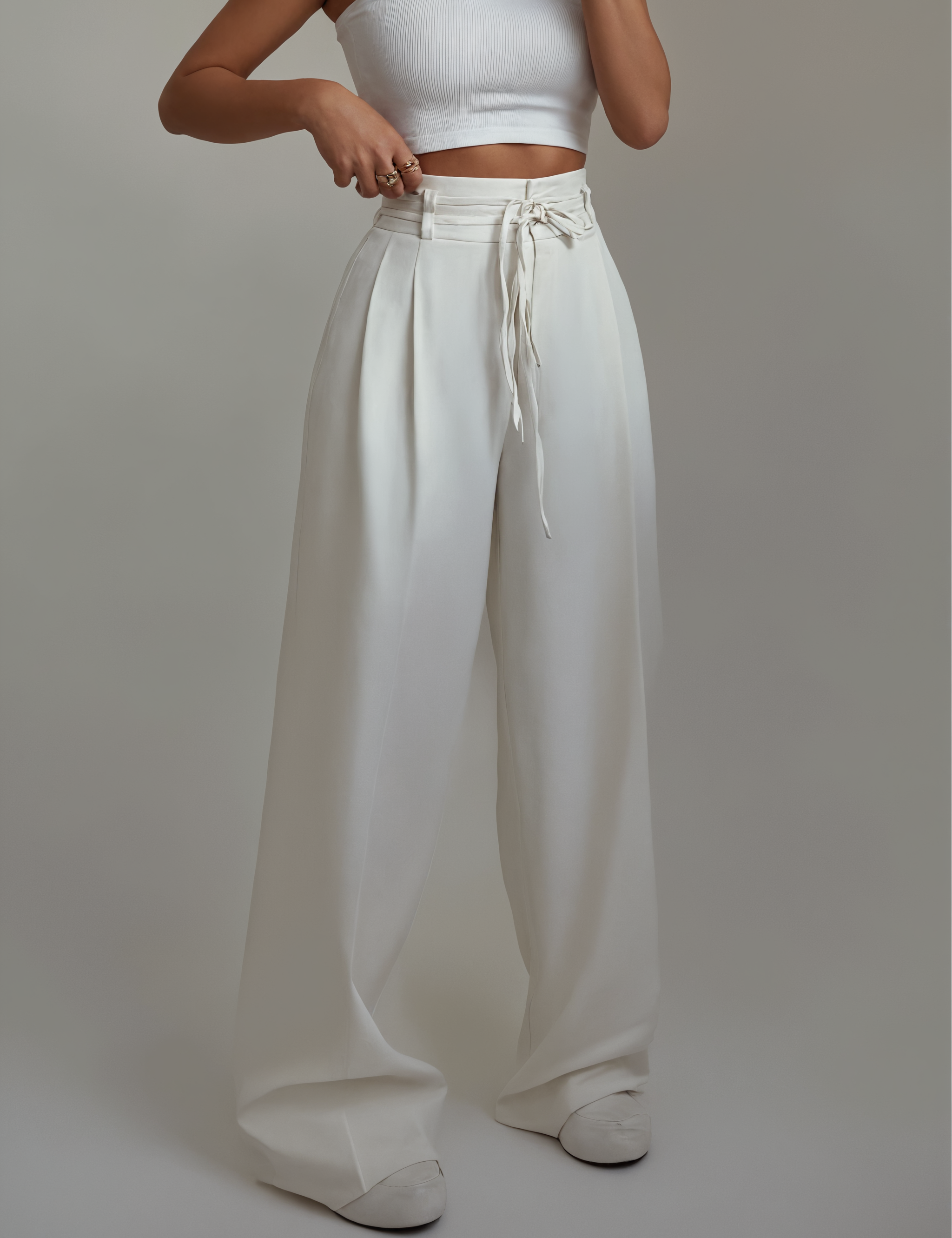 EMERAUDE - PANTALON POLYVALENT À JAMBES LARGES