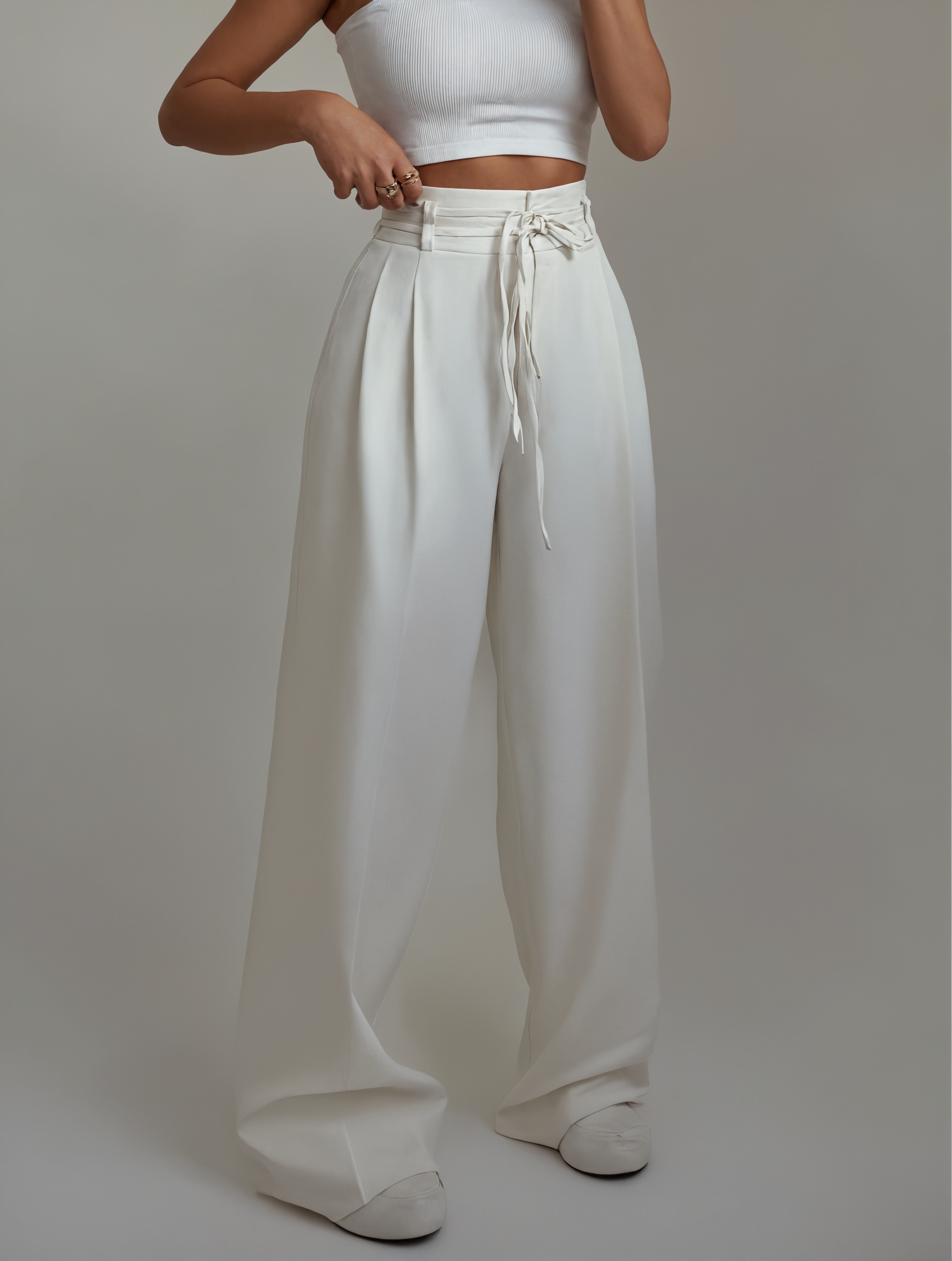 EMERAUDE - PANTALON POLYVALENT À JAMBES LARGES