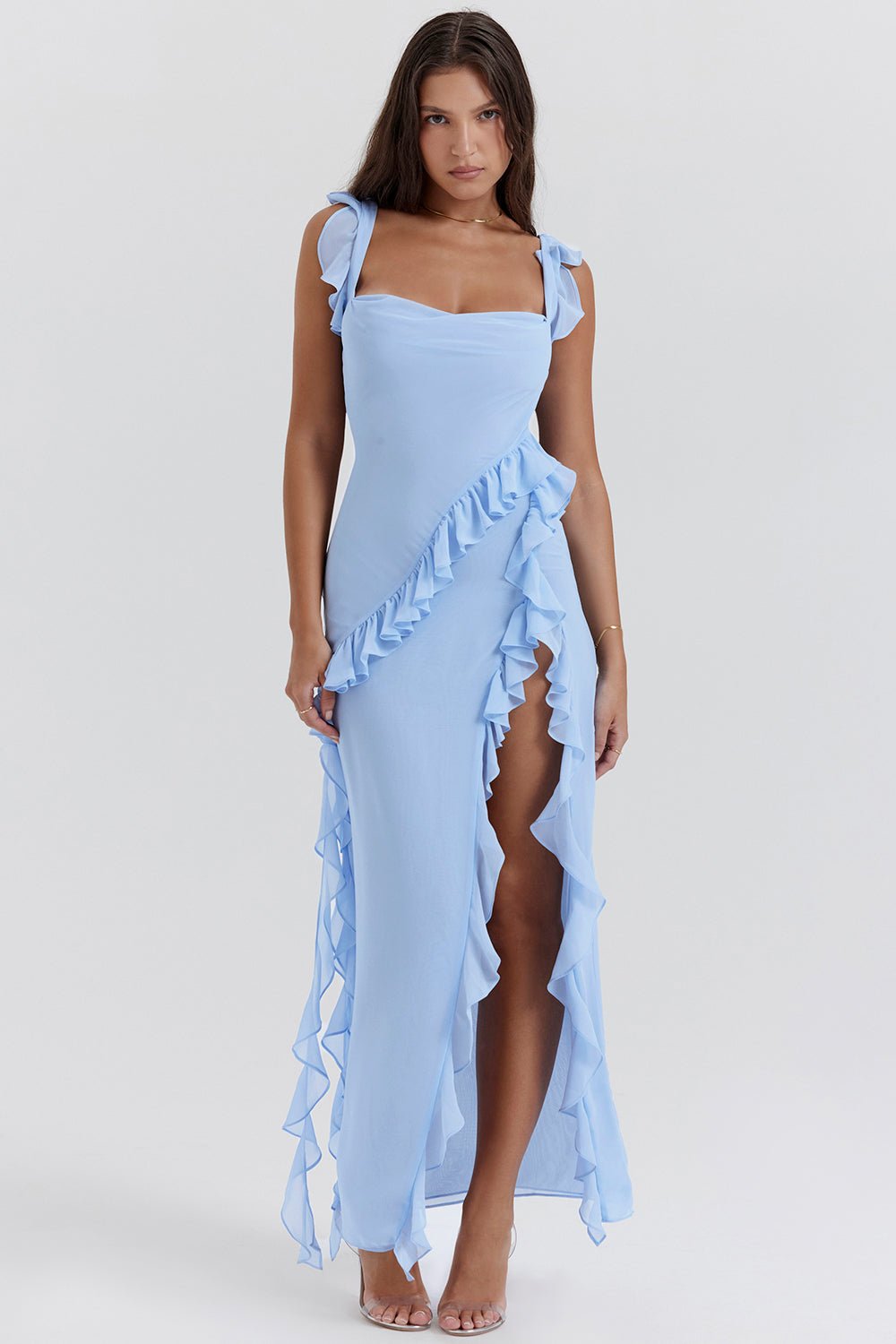 ANASTASIE – ROBE LONGUE FENDUE TENDANCE