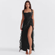 ANASTASIE – ROBE LONGUE FENDUE TENDANCE