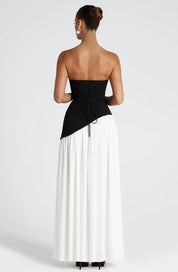 CHANTAL – ROBE LONGUE ÉLÉGANTE FENDUE