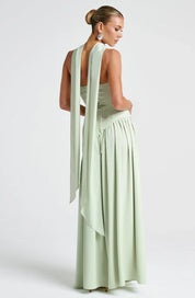 CHANTAL – ROBE LONGUE ÉLÉGANTE FENDUE
