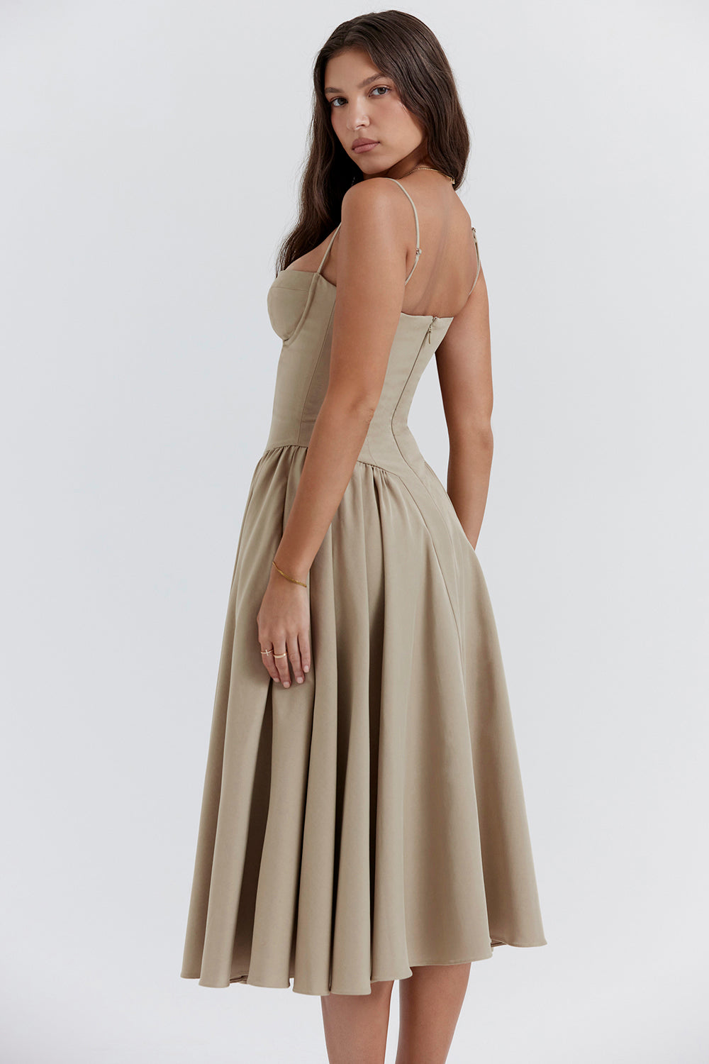 ALEXANE – ROBE SOLEIL CLASSIQUE À CORSET