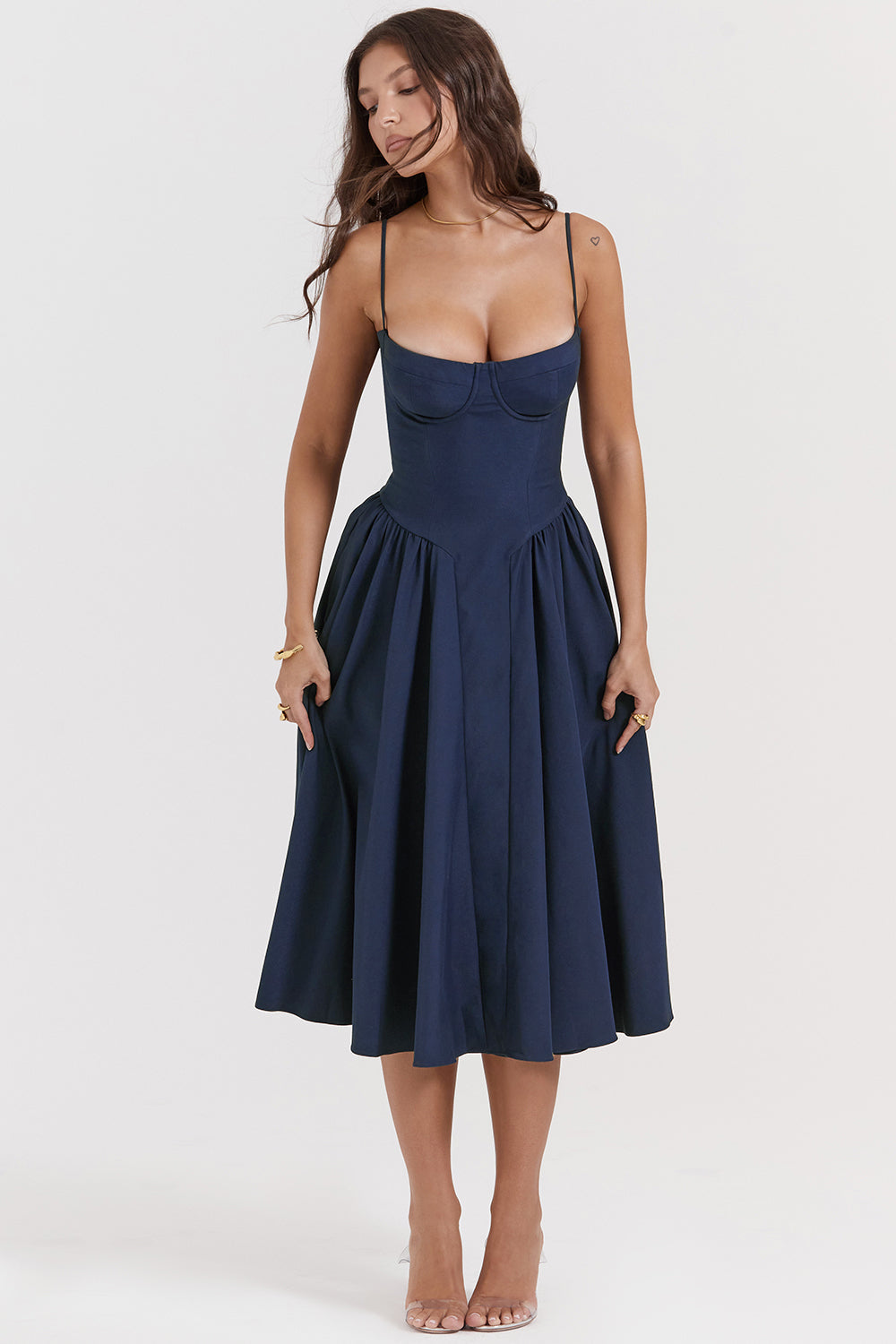 ALEXANE – ROBE SOLEIL CLASSIQUE À CORSET