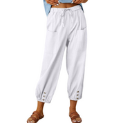 Pantalon ample droit à jambe large