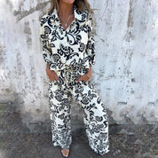 MIRABELLE – ENSEMBLE TOP ET PANTALON IMPRIMÉS