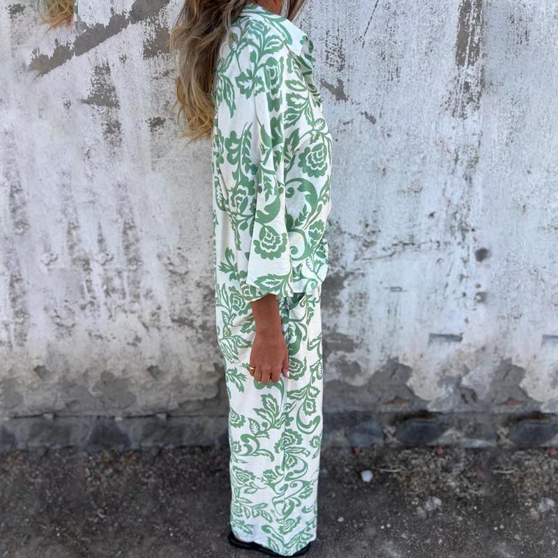 MIRABELLE – ENSEMBLE TOP ET PANTALON IMPRIMÉS