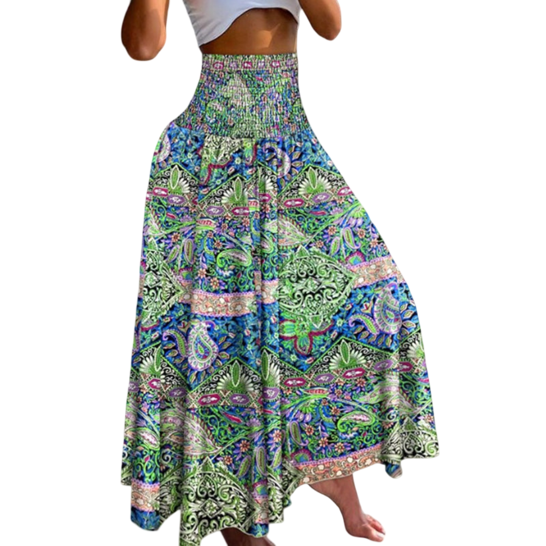Jupe fleurie de mode décontractée