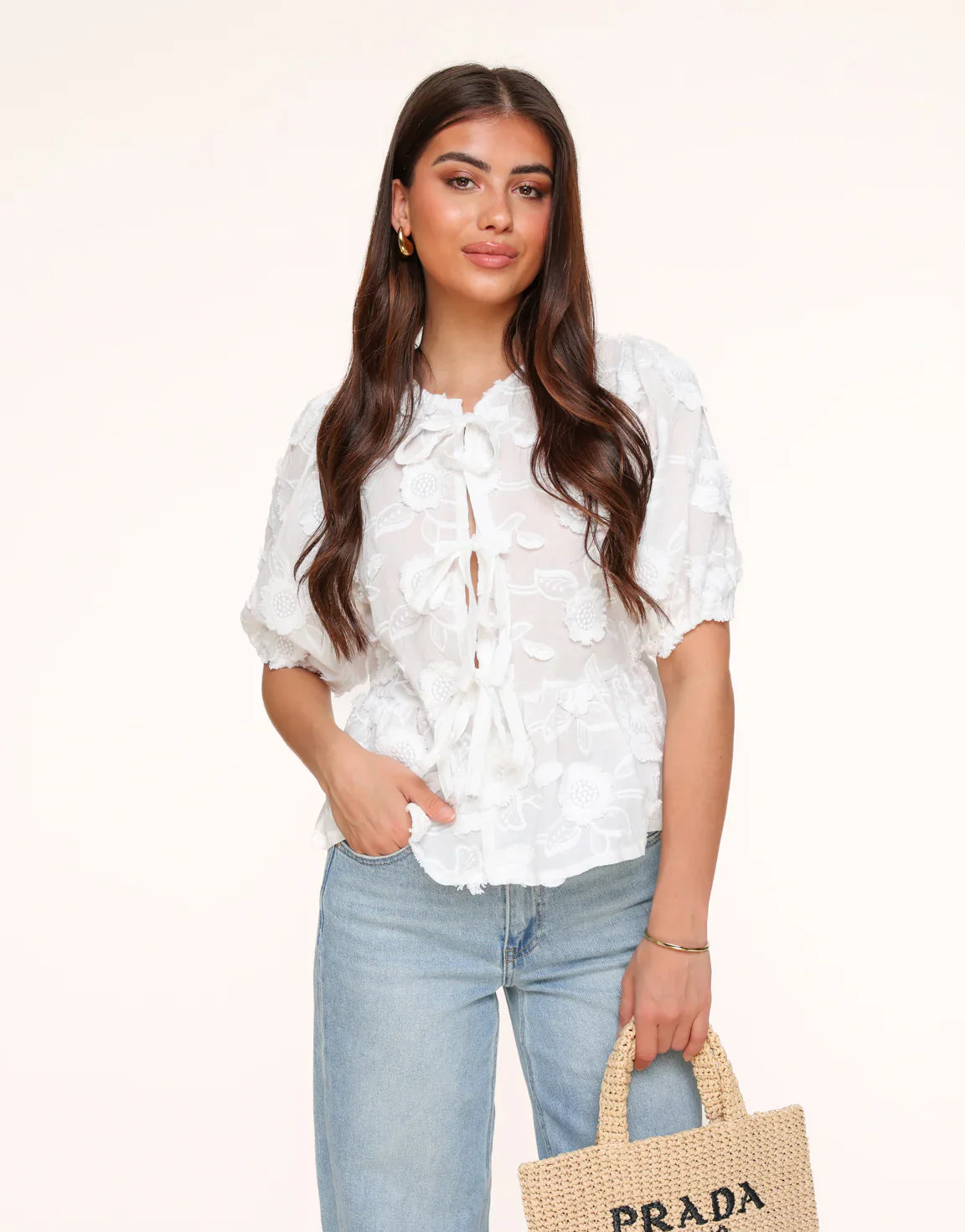 FLORETTE – BLOUSE BRODÉE DE FLEURS